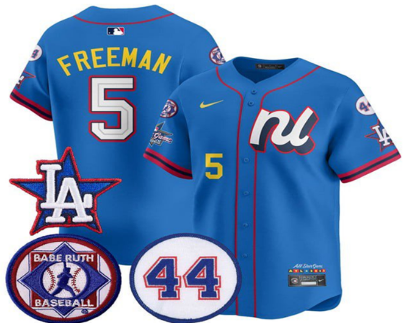 Men Los Angeles Dodgers #5 Freeman Nike 2025 MLB All Star Jersey 001